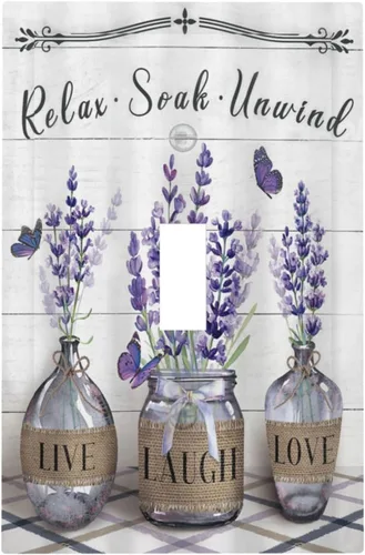 Vista 26 de Cubiertas de pared de lodge rústico retro con diseño de osos, ciervos y animales salvajes. Placas de pared dúplex simples para interruptor de luz.