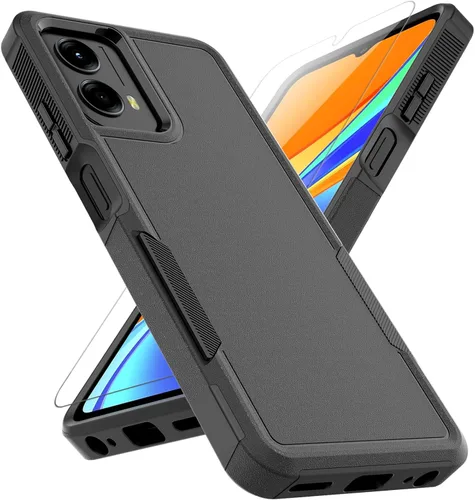 Vista 23 de Funda para Moto G 5G 2023 / Moto G Power 5G 2023: funda protectora de doble capa de servicio pesado resistente para teléfono celular a prueba