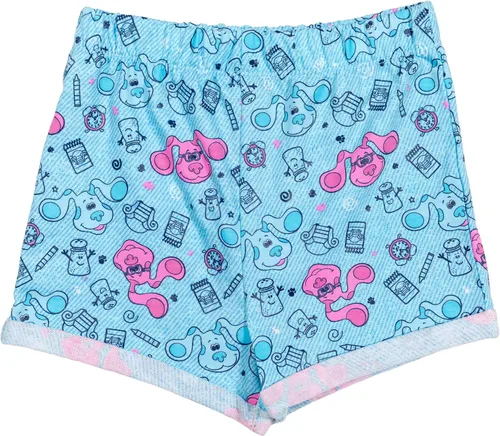 Vista 5 de Nickelodeon Blue es Pistes - Conjunto de camiseta y pantalones cortos de rizo francés