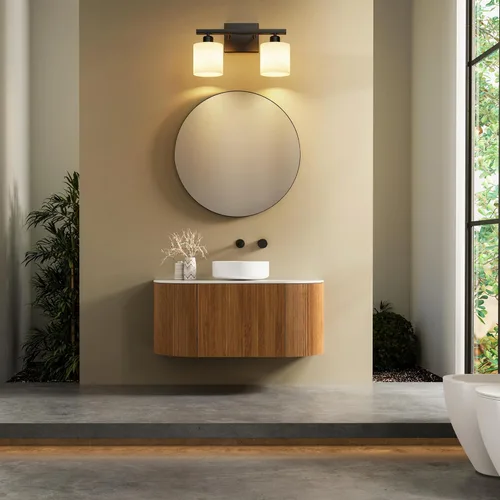 Vista 9 de PARTPHONER Accesorios de iluminación de baño, accesorios de iluminación de baño sobre espejo, luces de tocador clásicas de interior, luz de tocador