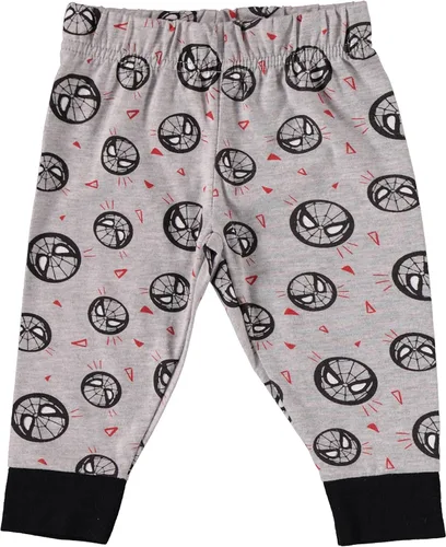 Vista 4 de Spiderman Baby Boys Clothing 3-Piece Set with Bodysuit, Pants, and Bib - Marvel Avengers Baby Boy Outfit