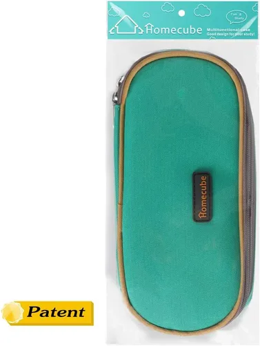 Vista 9 de Homecube - Estuche para lápices de gran capacidad, impermeable, Oxford, estuche para maquillaje, duradero, para hombre y mujer