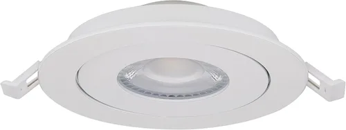 Vista 8 de Satco S11840 LED de bajo perfil cardán Downlight, CCT seleccionable 2700K/3000K/3500K/4000K/5000K, 4 pulgadas, blanco