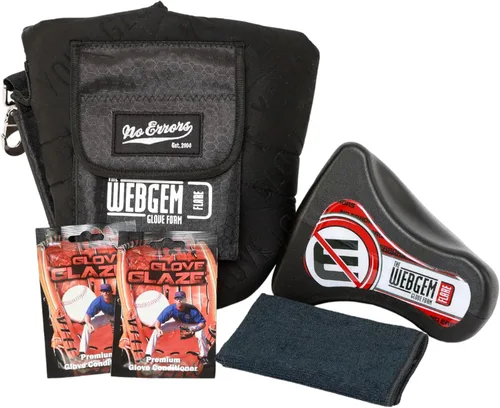 No Errors WebGem Fielder’s Glove Care System – Formation & Break-in Tool for Baseball Mitts, Holds Shape, Essential Gear, Gift for Players