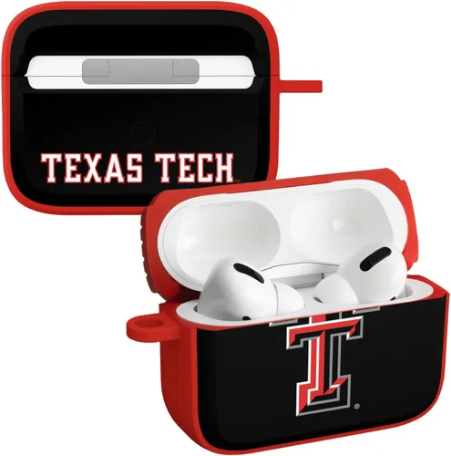 Vista 18 de AFFINITY BANDS Texas Tech Red Raiders Camo HDX - Funda compatible con Apple AirPods Generaciones 1 y 2
