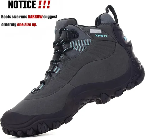 Vista 7 de Manfen Women's Hiking Boots Waterproof Outdoor Camping Boot