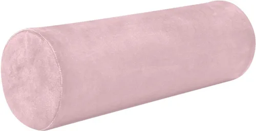 Vista 19 de Almohada cervical rosa para aliviar el dolor de cuello, almohadas redondas para el cuerpo, soporte lumbar, almohada de rodilla para cama, piernas