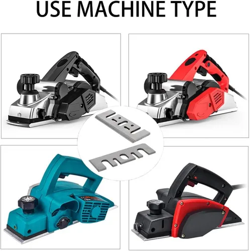 Vista 4 de Utoolmart Cuchillas de cepilladora HSS, F20A eléctricas reafilables, piezas de reparación de corte rápido para madera dura, 2 piezas