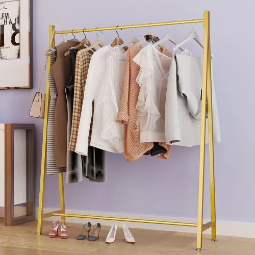 Vista 9 de DR.IRON Percheros de ropa negros con base de mármol, percheros modernos independientes negros con estantes para dormitorio, percheros resistentes