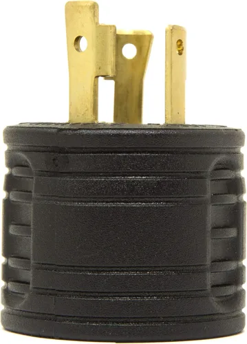 Vista 3 de WEN GNA030, NEMA L5-30P - Enchufe de alimentación con bloqueo giratorio a TT-30R listo para toma de corriente de 120 V, 30 amperios, 3600 W