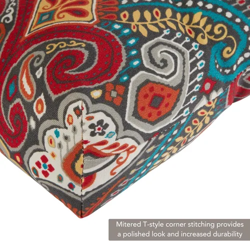 Vista 195 de Greendale Home Fashions Aloha - Cojín para silla de respaldo alto para exteriores de 44 x 22 pulgadas