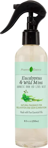 Vista 22 de Lino de menta y espray de habitación, niebla de almohada natural, fabricado con aceite esencial de menta puro, fragancia para el hogar