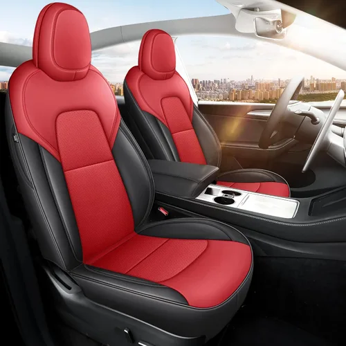 Vista 15 de Funda de asiento impermeable para Tesla Model 3 2017, 2018, 2019, 2020, 2021, 2022, 2023, color negro, modelo 3