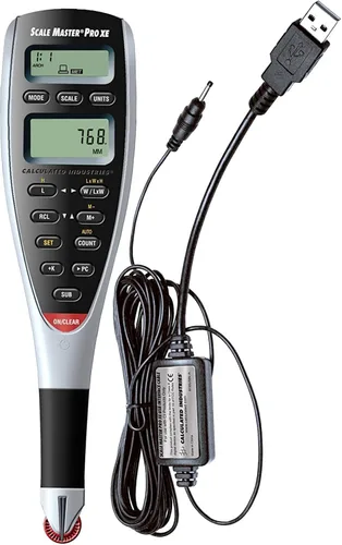 Vista 7 de Calculated Industries 6135 Scale Master Pro XE, medidor de planos digital avanzado para despegues de planos en modelos impresos 91 escalas