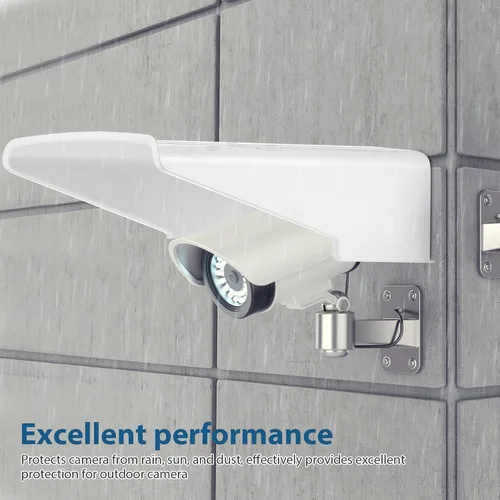 Vista 7 de Cubierta universal para cámara de seguridad resistente a la intemperie, protección contra la intemperie, carcasa protectora a prueba de polvo e