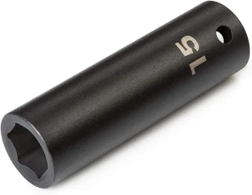 Vista 129 de TEKTON SID23112 Dado de impacto profundo de 6 puntos de 15/32 pulgada (12 mm) impulsor de 1/2 pulgada