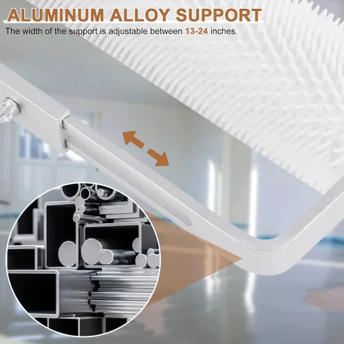 Vista 4 de Kit de herramientas de cemento autonivelante, herramientas de hormigón autonivelantes, kit de herramientas de piso de rodillo epoxi con zapatos