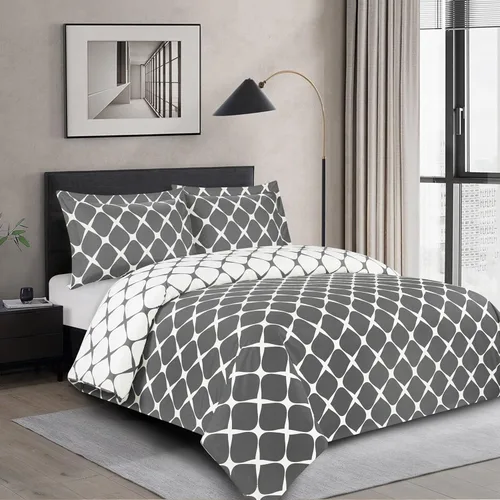 Vista 25 de Elegant Comfort Juego de funda de edredón de lujo de 3 piezas, colección de hotel de microfibra de calidad prémium de 1500 hilos, funda de edredón