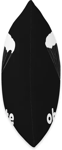 Vista 2 de Funny Skydiving Gifts Skydiver Parachuting Designs Oh Chute Diver - Divertida almohada de paracaídas para buceo, 16 x 16 pulgadas, multicolor