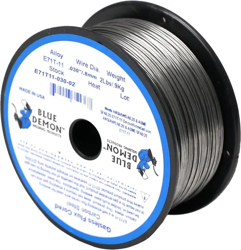Vista 3 de Blue Demon - carrete hilo de soldadura, alambre con núcleo fundente