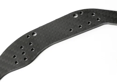 Vista 6 de Rieles de marco RC chasis marco haz para 1/10 Axial SCX10 PRO RC Crawler coche camión fibra de carbono vigas modificación accesorios