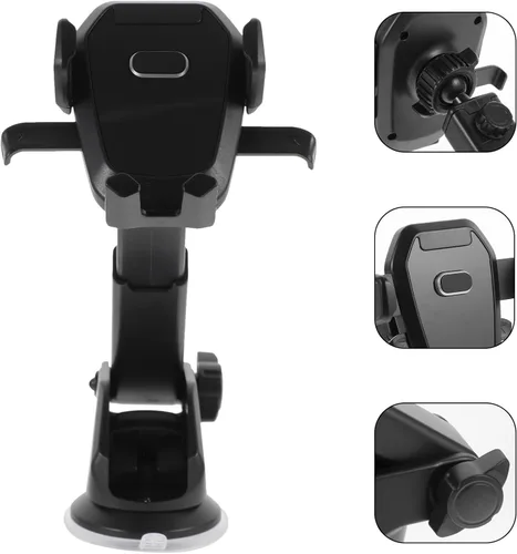 Vista 6 de Car Dash Cam Suction Cup Mount Holder with Adjustable Arm and Multipurpose Suction Base, Universal Car Dvr Holder for Dashboard and Windshield