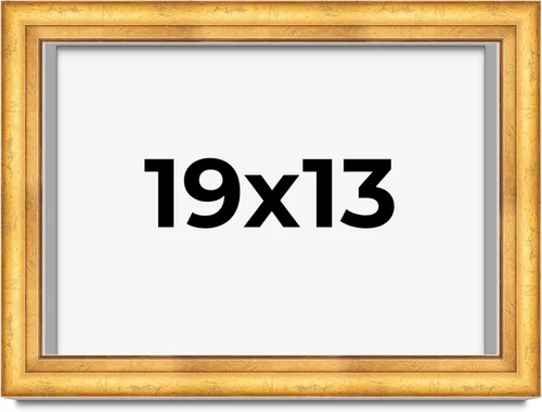 Vista 254 de Caja de sombra de 5 x 5 pulgadas, marco de exhibición biselado de hoja dorada Madera maciza 1.75 pulgadas de profundidad 1.75 pulgadas