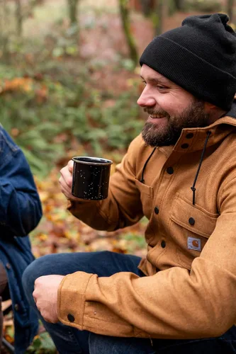 Vista 6 de Stansport Deluxe 24-Piece Enamel Tableware Set - Enamel Plates and Bowls Lightweight and Durable Camp Dish Set for Camping and Backpacking Plates