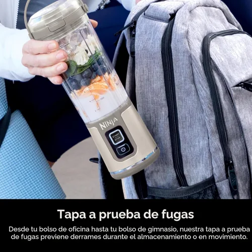 Vista 7 de Ninja BC155PS Blast - Licuadora portátil de dos unidades, inalámbrica, recipiente de 18 onzas, licuadora personal para batidos y smoothies, sin BPA