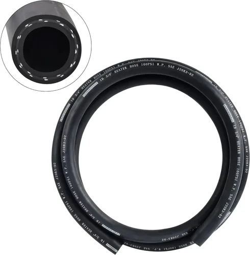 Vista 8 de EVIL ENERGY 1" Manguera refrigerante para calentador de radiador recta 60PSI SAE 20R3 1.52M Negra