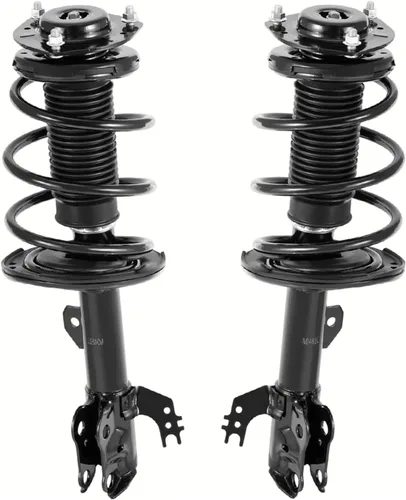 Vista 39 de MOSTPLUS Juego de amortiguador y resorte de puntal delantero compatible para Toyota Avalon 2012-2017 172941/172940, resorte helicoidal, 2 piezas