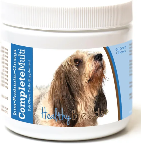 Vista 394 de Healthy Breeds Cavalier King Charles Spaniel - Multivitamínico todo en uno, completo con probióticos, glucosamina, condroitina y omegas, 60