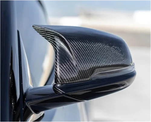 Vista 5 de Carbon Fiber Side Mirror Cover Caps Rearview Replacement Mirrors Compatible for Toyota Supra A90 GR Coupe MK5 2019-2022 2020 2021 M