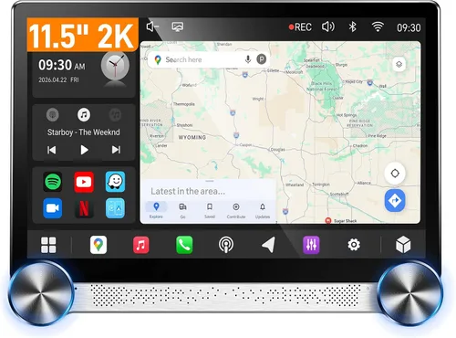 Vista 10 de ATOTO V10 10" Android Single Din & Double DIN Estéreo para coche, 6+128GB
