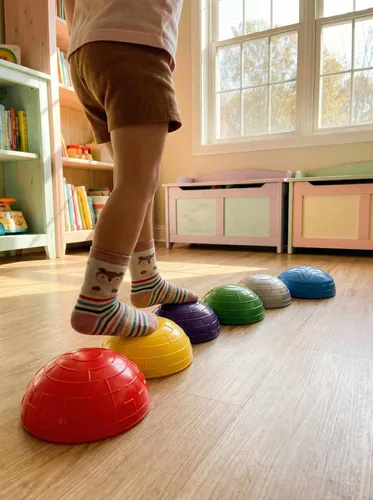 Vista 6 de Fasmov Paquete de 6 cápsulas de equilibrio, puntos de entrenamiento de equilibrio para retoques de sentadillas, equilibrio corporal central