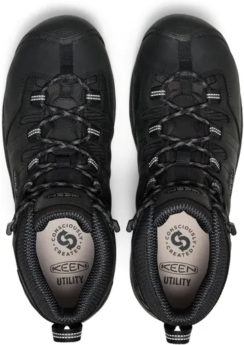 Vista 5 de KEEN Utility Botas de trabajo impermeables Detroit XT de altura media con punta de acero para hombre