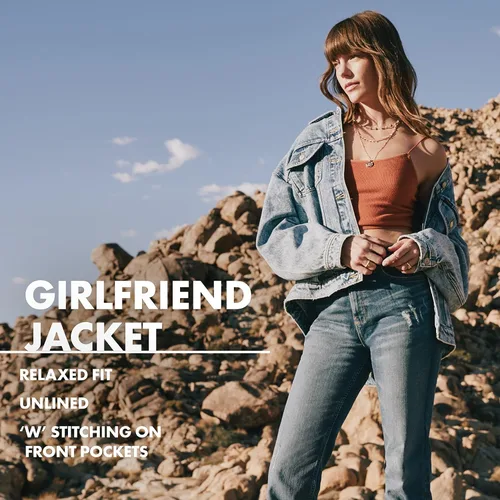 Vista 4 de Wrangler Chaqueta vaquera de ajuste relajado para mujer