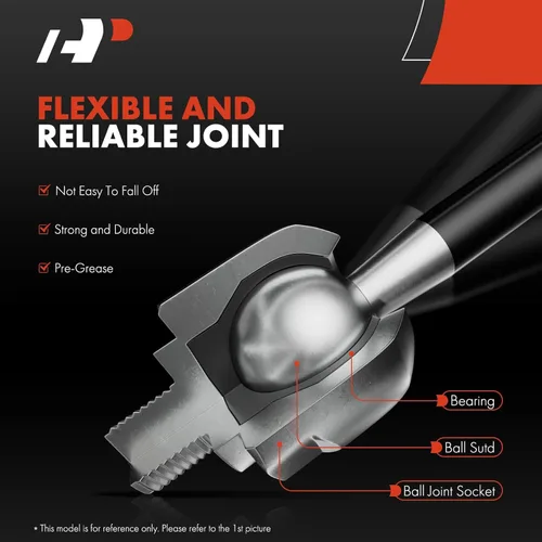 Vista 3 de A-Premium 2 extremos de barra de acoplamiento interiores delanteros, compatibles con Chevrolet Camaro 2016-2021, Cadillac CT5 2020-2021