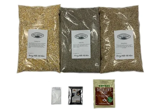 North Georgia Still Company 's Bulliet Bourbon Style Master Distiller, kit de fermentación para Moonshine, kit de puré de 5 galones de bricolaje