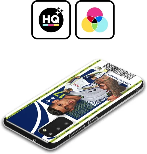 Vista 2 de Head Case Designs Officially Licensed Tottenham Hotspur F.C. Cristian Romero 202223 First Team Soft Gel Case Compatible with Samsung Galaxy A71