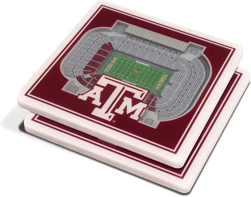 YouTheFan NCAA - Posavasos con vista de estadio en 3D