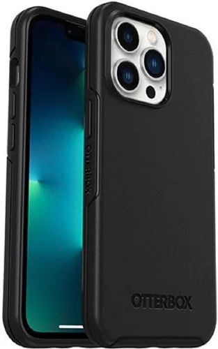 Vista 14 de OtterBox Symmetry Series + - Funda antimicrobiana transparente con MagSafe para iPhone 13 Pro, polvo de estrellas