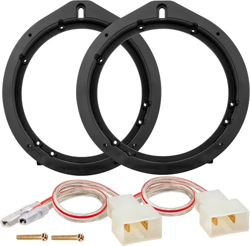 NuIth Soporte adaptador de altavoz de coche de 6.5 pulgadas con kit de arnés de cableado seleccionado para Honda Civic/Accord/CR-V/Acura 2006-2013