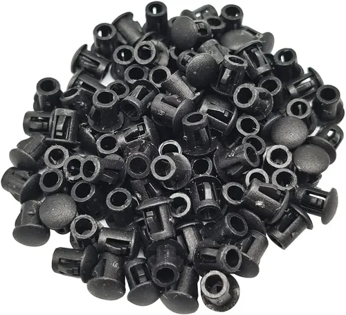 Tapones para agujeros de 3/16 pulgadas, de plástico, tipo empotrado, tapones de orificio de bloqueo, tapas de rosca, tapa de perforación, tapones de