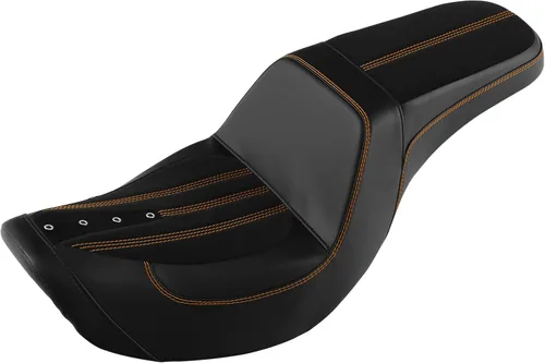 Vista 37 de C.C. RIDER Asiento para Conductor y Pasajero Asiento de Elevación Compatible con Harley Dyna Street Bob FXDB Low Rider FXDL/FXDLS Super Glide Custom