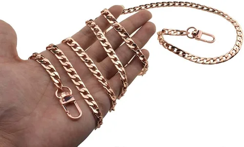 Vista 53 de HAHIYO Mini Pochette - Correa de cadena delgada y ancha de 0.276 in para LV de longitud de 7.9 pulgadas de grosor, oro amarillo brillante