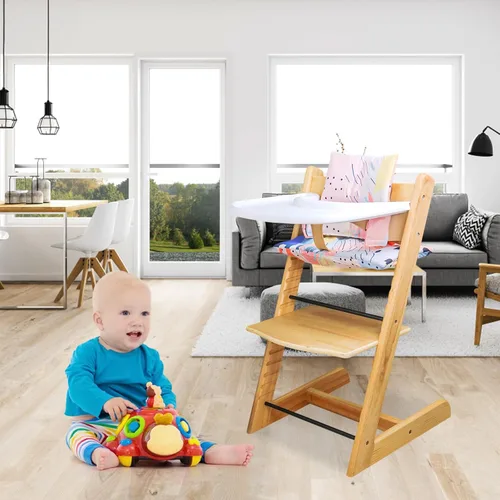 Vista 2 de Cojín para Silla Alta, Suave y Cómodo para Cojín de Silla Alta Tripp Trapp, el Conjunto de Cojines para Tripp Trapp lo Hace Más Seguro y Más Cómodo