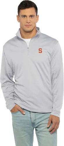 Vista 85 de Vantage Apparel NCAA Collegiate Micro Mesh Performance Gris Sudadera con cremallera de 1/4 para hombre