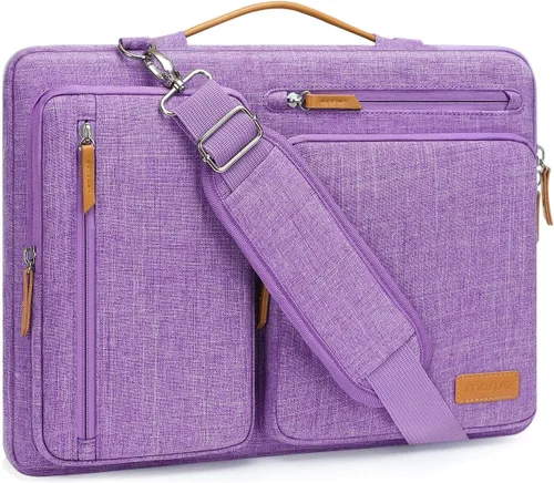 Vista 29 de MOSISO Bolsa de hombro protectora 360 para laptop, bolsa de computadora de 13-13.3 pulgadas compatible con MacBook, HP, Dell, Lenovo, Asus, bolsa