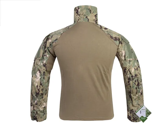 Vista 2 de EMERSONGEAR Uniform Gen3, traje militar para paintball, pantalones y camisa BDU de combate del ejército para airsoft con rodilleras